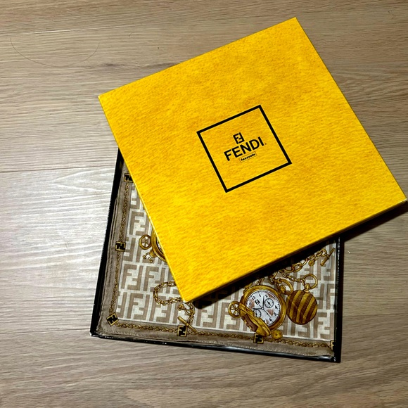 Authentic Fendi handkerchief with a box - Picture 3 of 5